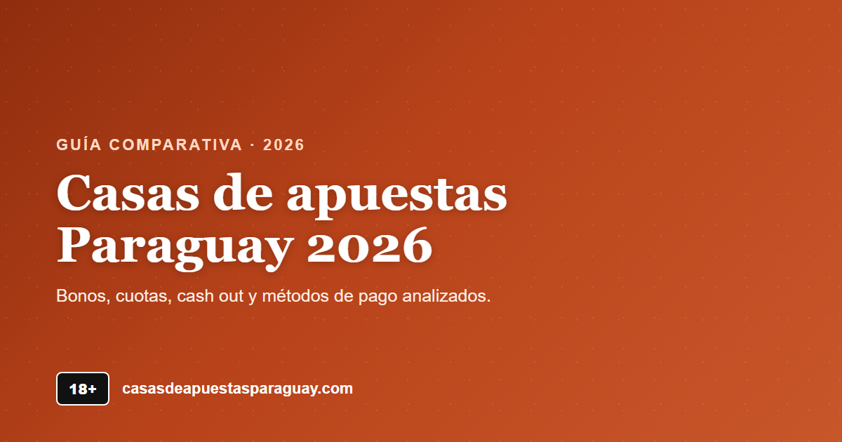 Casas de apuestas Paraguay